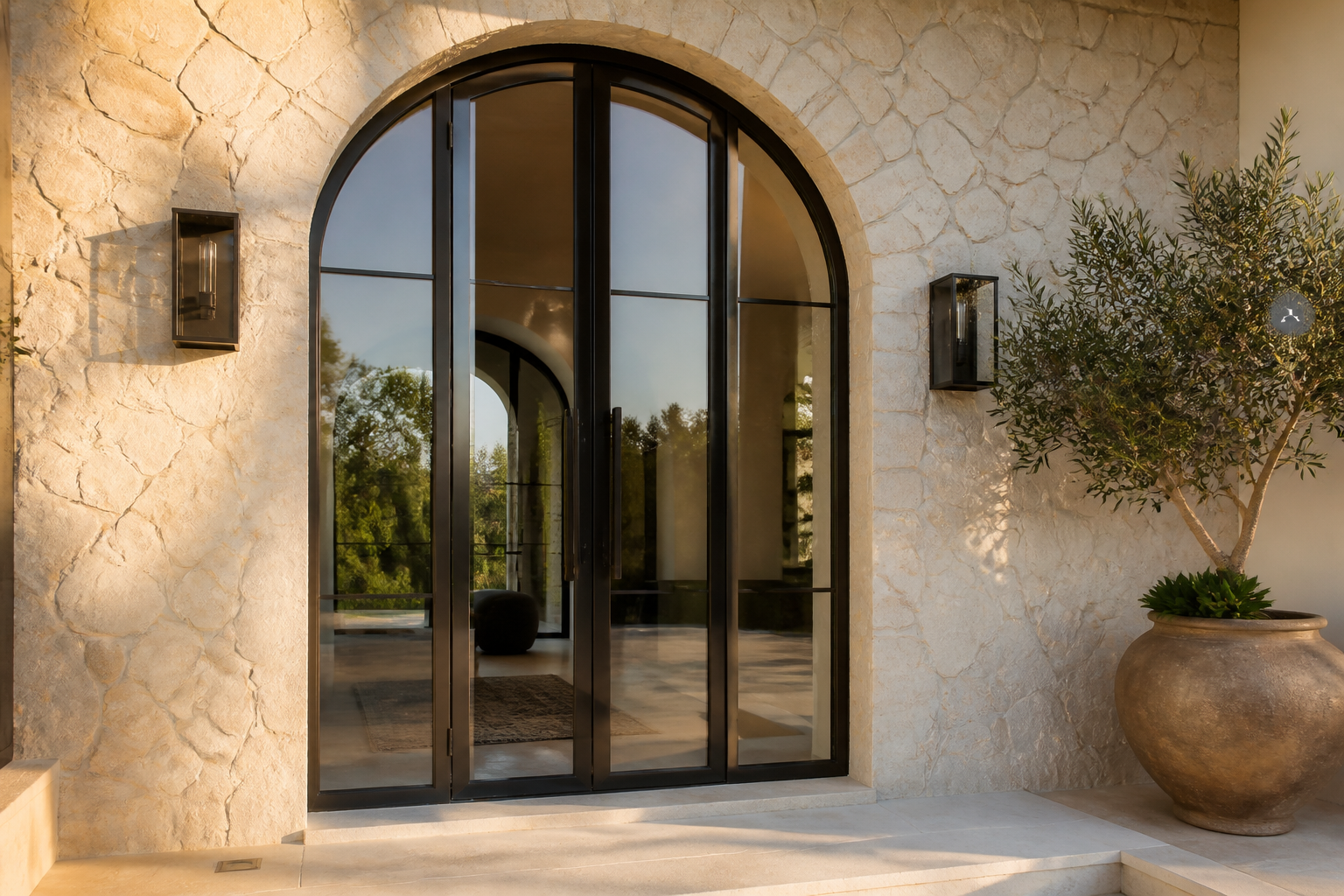 VLX 100 Arched / Custom Door in Columbus, OH | TruePane Windows & Doors - detail 3