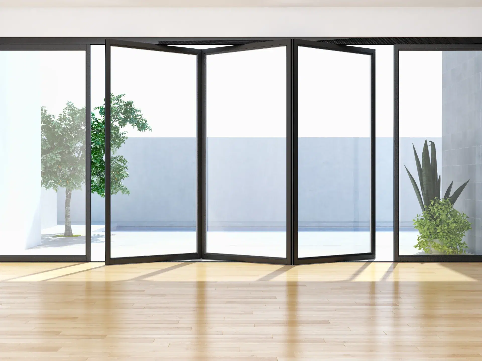 VLX 100 Bifold / Folding Door in Columbus, OH | TruePane Windows & Doors - detail 1