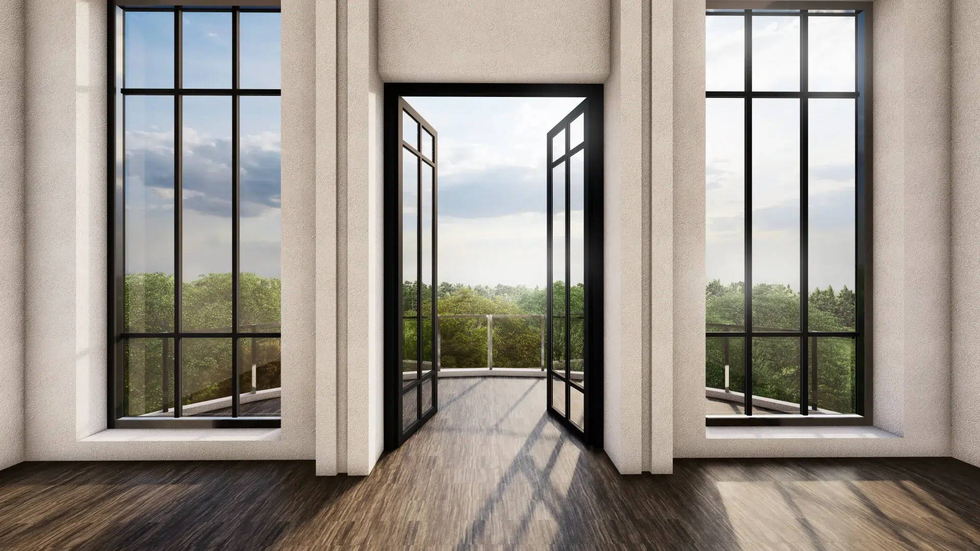 VLX 100 Double Swing / French Door in Columbus, OH | TruePane Windows & Doors - detail 1