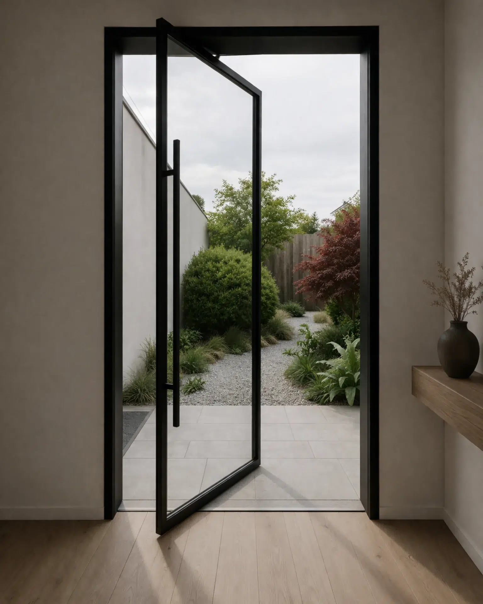 VLX 100 Pivot Door in Columbus, OH | TruePane Windows & Doors - detail 1